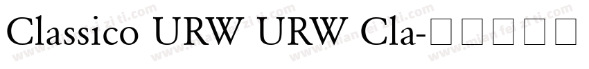 Classico URW URW Cla字体转换